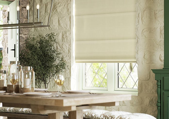 Nautical Stripes, Sand Dollar - Motorised Roman Blind - Image 5